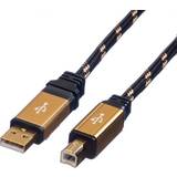 Roline Gold USB A-USB B 2.0 3m