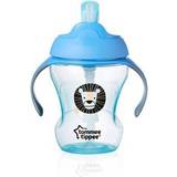 Transparent Spildfri kopper Tommee Tippee Trainer Straw Cup 230ml