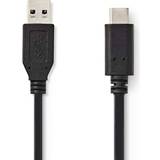 3.1 (gen.2) - PVC Kabler Nedis USB A-USB C 3.1 (Gen.2) 1m