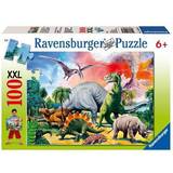 Ravensburger Klassiske puslespil Ravensburger Dinosaurs XXL 100 Pieces
