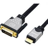 Roline HDMI-kabler - Rund Roline 11.04.5871 HDMI-DVI 2m