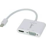 HDMI aktiv - VGA Kabler Lindy Mini DisplayPort-HDMI/VGA M-F Adapter