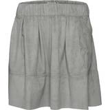 Minimum Grå Tøj Minimum Kia Short Skirt - Steel Grey