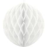 Konfirmationer Festdekorationer PartyDeco Honeycomb Ball 40cm White