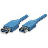 Techly USB-kabel Kabler Techly USB A-USB A 3.0 M-F 3m