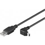 Techly USB-kabel Kabler Techly 90 ° USB A-USB Mini-B 2.0 1.8m