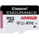 Kingston 128 GB Hukommelseskort Kingston High Endurance microSDXC Class 10 UHS-I U1 A1 95/45MB/s 128GB
