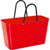Hinza Plast Tasker Hinza Shopping Bag Large - Red