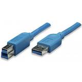 Techly USB-kabel Kabler Techly USB A-USB B 3.0 0.5m