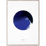 Pink Vægdekorationer Paper Collective Blue Moon Plakat 50x70cm