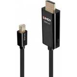 DisplayPort-kabler - HDMI aktiv - Skærmet Lindy Active HDMI-DisplayPort Mini 2m