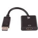 V7 HDMI Kabler V7 DisplayPort - HDMI M/F Adapter 0.2m