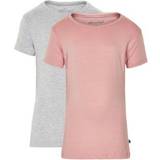 Multifarvet T-shirts Børnetøj Minymo Basic T-shirt 2-pack - Blusher (3933-568)