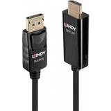 DisplayPort-kabler - HDMI aktiv - Skærmet Lindy Active HDMI-DisplayPort Mini 0.5m