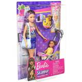Barbie Dukkevogne Dukker & Dukkehus Barbie Skipper Babysitter Stroller with Pram