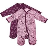 0-1M - Drenge Nattøj Pippi Pyjamas 2-pack - Lilac 3821 LI -600)
