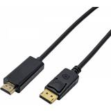 DisplayPort-kabler - HDMI DisplayPort - PVC Akyga HDMI 2.0 - DisplayPort M-M 1.8m