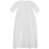 Lomme Dåbstøj Jocko Christening Dress with Heart Embroidery - White (582)