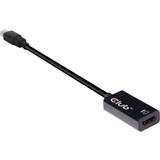 Club 3D HDMI-kabler Club 3D HDMI-DisplayPort Mini M-F 0.2m