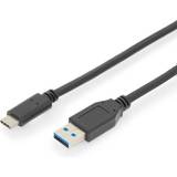 3.1 (gen.2) - USB A-USB C - USB-kabel Kabler Digitus USB A-USB C 3.1 (Gen.2) 1m