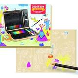 Djeco kuffert Djeco Suitcase with Drawing Tools & Colors