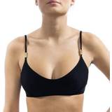 Nylon - XXS Badetøj Calvin Klein Core Solids Bralette Bikini Top - PVH Sort