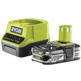 Gul - Oplader Batterier & Opladere Ryobi One+ RC18120-125