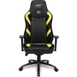 L33T PU læder Gamer stole L33T E-Sport Pro Excellence L Gaming Chair - Black/Yellow