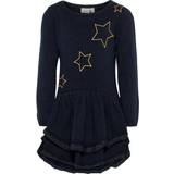 Piger - Strikkede kjoler Name It Mini Knitted Dress - Blue/Dark Sapphire (13159594)