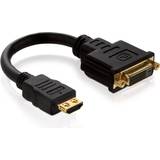 PureLink HDMI-kabler - Sort PureLink PureInstall HDMI-DVI 0.1m