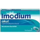 Loperamid Håndkøbsmedicin Imodium Akut 2mg 6 stk Kapsel