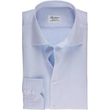 Stenströms Fitted Body Shirt in Superior Twill - Light Blue
