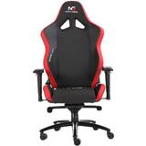 PVC læder Gamer stole Nordic Gaming Heavy Metal Gaming Chair - Black/Red