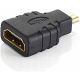 Equip Kabeladaptere Kabler Equip Micro HDMI-HDMI M-F Adapter