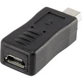 USB B micro - USB B mini Kabler Renkforce USB Micro B-USB Mini B M-F Adapter