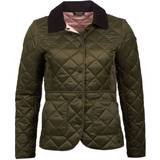 12 - Grøn - Polyamid Overtøj Barbour Deveron Quilted Jacket - Olive/Pale Pink