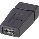 Renkforce USB A-USB Micro B F-F Adapter