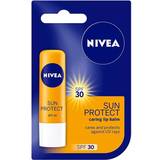 Læbepomade med solfaktor Solcremer Nivea Sun Protect Caring Lip Balm SPF30 4.8g