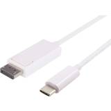 USB C - USB C-DisplayPort - USB-kabel Kabler MicroConnect USB C-DisplayPort 2m