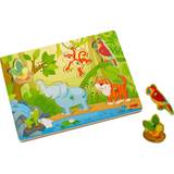 Haba Knoppuslespil Haba Sounds Clutching Puzzle in the Jungle 6 Pieces
