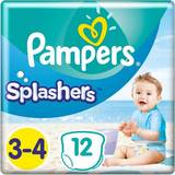 Babyer - Hvid Badetøj Pampers Splashers Size 3-4, 6-11kg, 12-pack