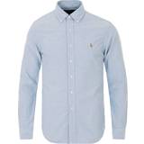 Polo Ralph Lauren Bomberjakker - Herre Skjorter Polo Ralph Lauren Slim Fit Oxford Shirt - Bsr Blue