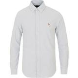 Polo Ralph Lauren Bomuld - Herre Skjorter Polo Ralph Lauren Slim Fit Oxford Sport Shirt - Bsr Blue/White