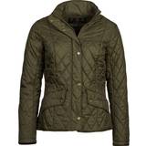 Barbour jakke dame Barbour Flyweight Cavalry Quilted Jacket - Olive