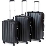 Beige Kuffertsæt tectake Lightweight Suitcase - 3 stk
