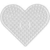 Perler Hama Beads Maxi Transparent Pegboard Heart 8206