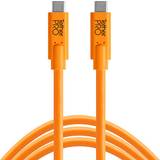 Nikkel - Orange Kabler Tether Tools USB C-USB C 3.1 (Gen.1) 0.9m