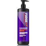 Kruset hår - Volumen Silvershampooer Fudge Clean Blonde Violet Toning Shampoo 1000ml