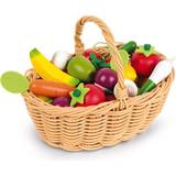 Janod Trælegetøj Rollelegetøj Janod Fruits & Vegetables Basket 24pcs