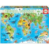 Educa Animals World Map 150 Pieces